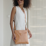 Almond Bare Leather Betty Bag
