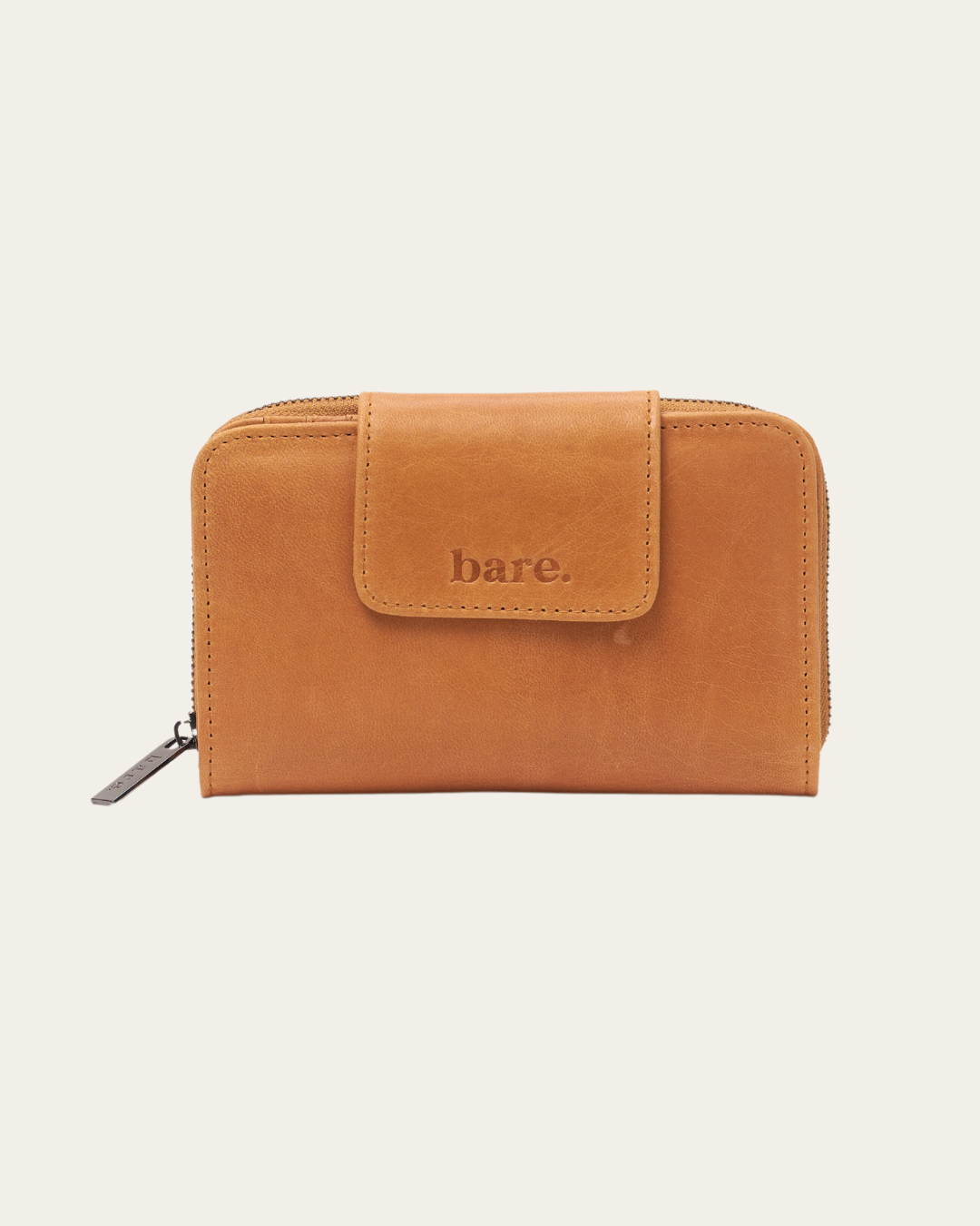 Almond Bare Leather Jorja Wallet