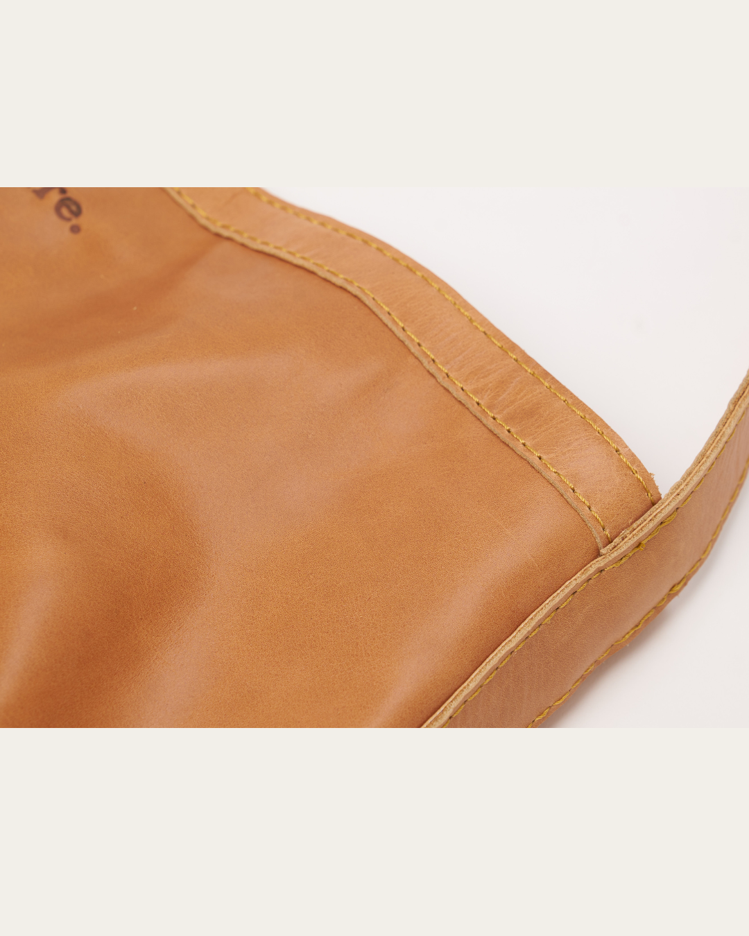 Almond LuLu Bag - BARE Leather