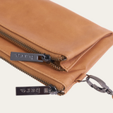 Almond Bare Leather Mangrove Purse