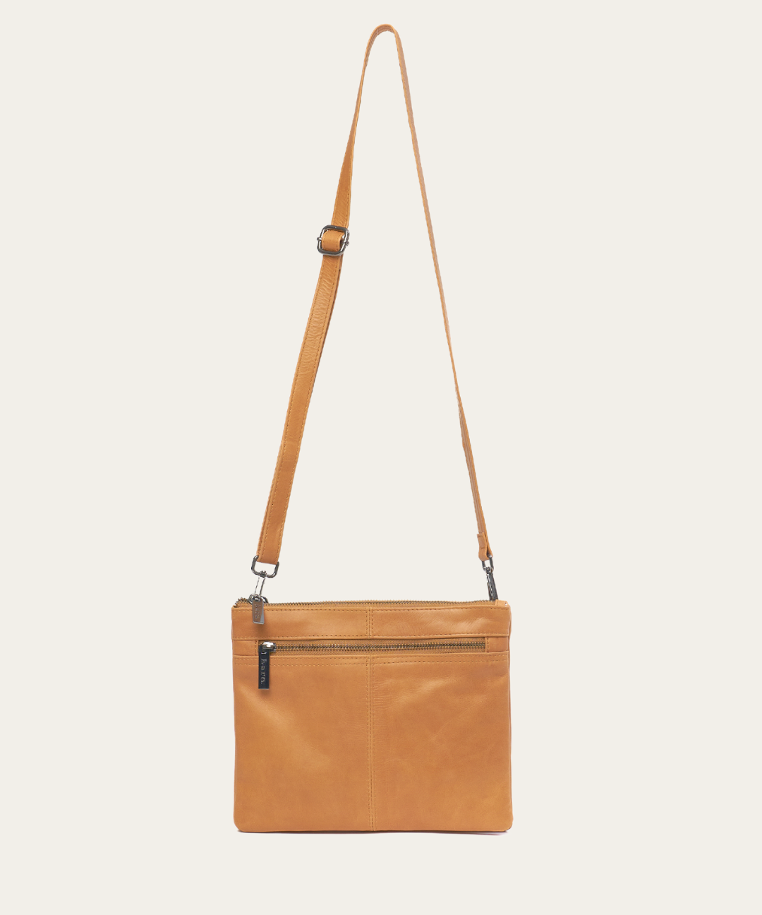 Almond Bare Leather Neve Bag