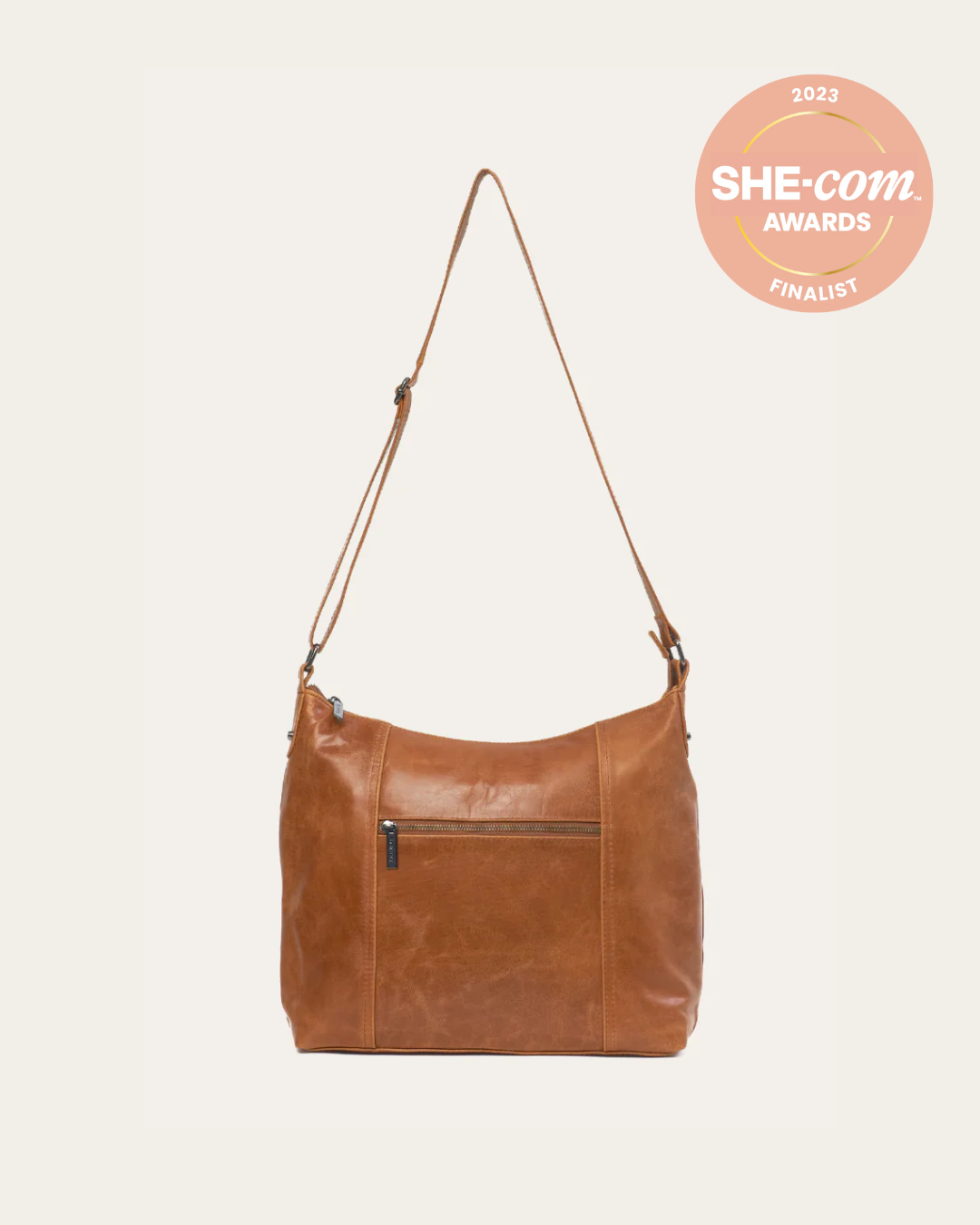 Camel Barcelona Bag - BARE Leather