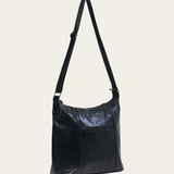 Black Bare Leather Barcelona Bag