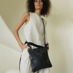 Black Bare Leather Betty Bag