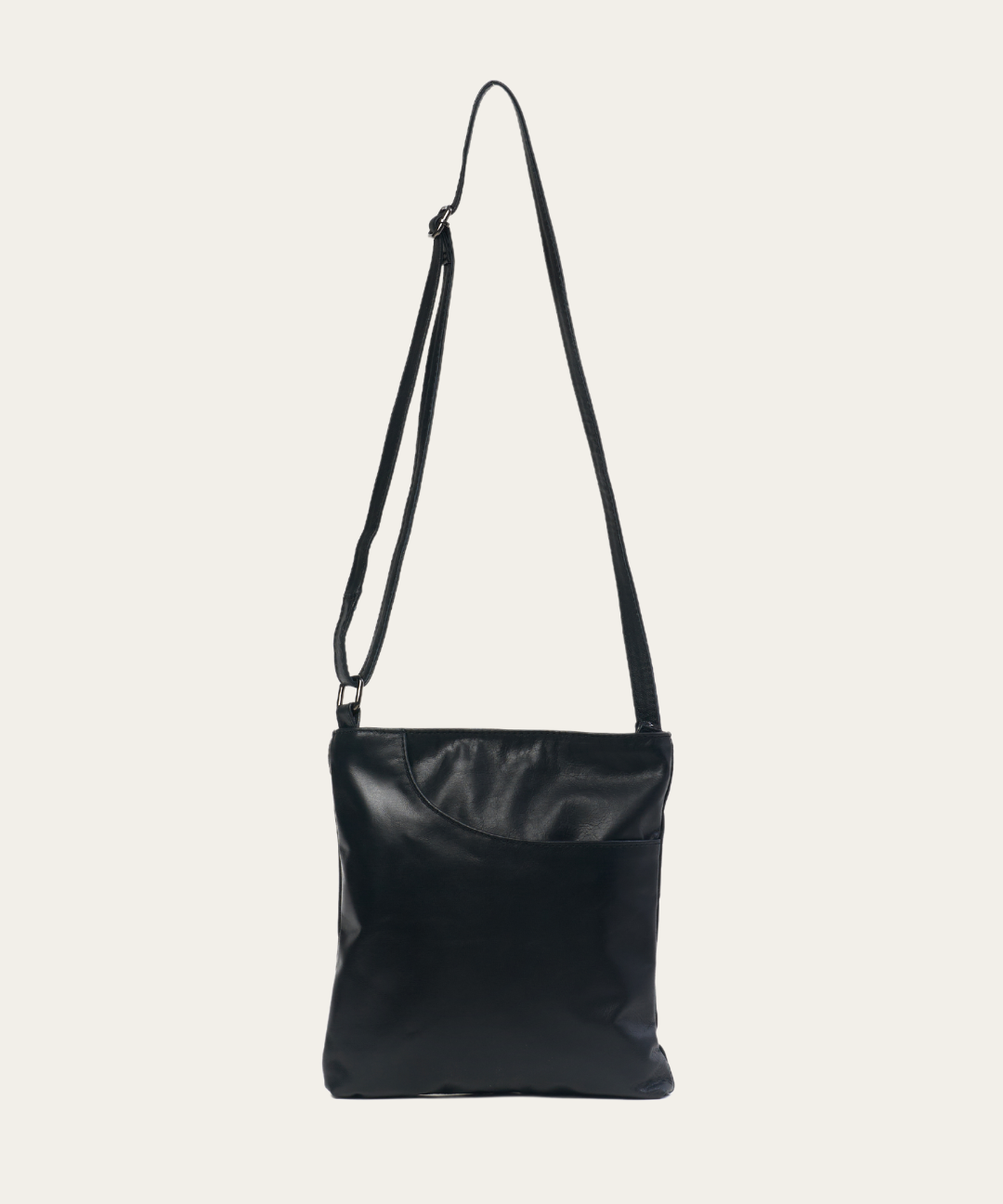 Black Bare Leather Betty Bag