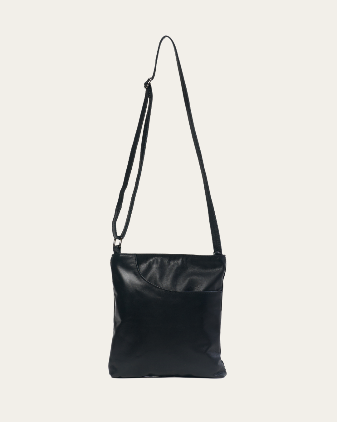 Black Bare Leather Betty Bag