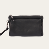 Black Bare Leather Mangrove Purse