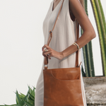 Camel Bare Leather Betty Bag