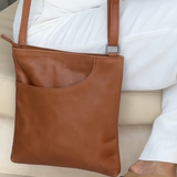 Camel Bare Leather Betty Bag