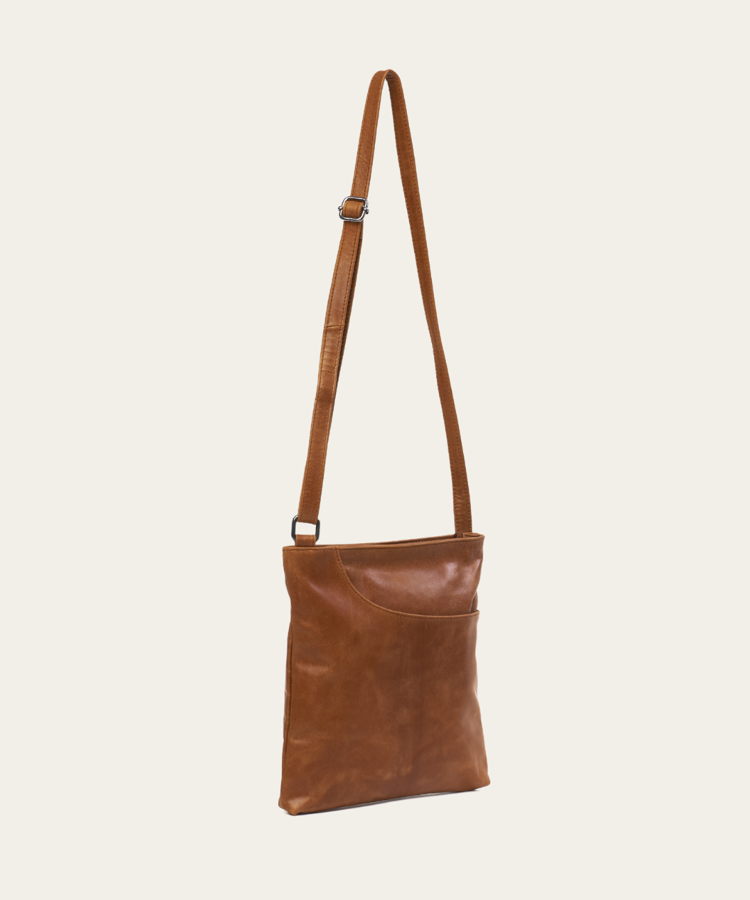 Camel Bare Leather Betty Bag