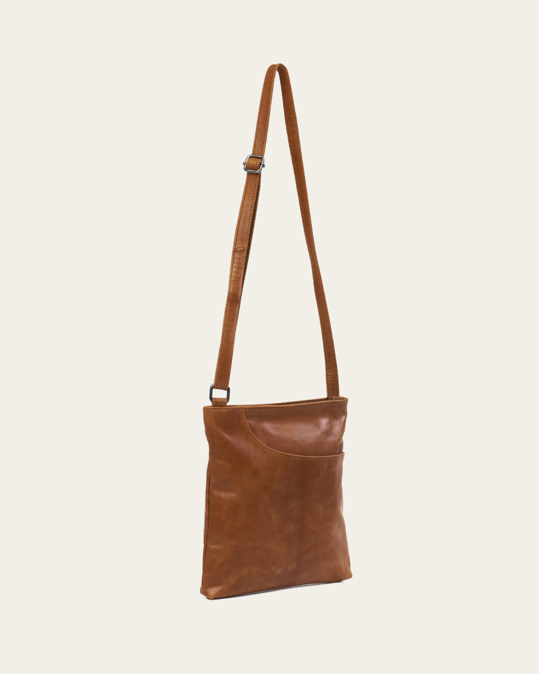 Camel Bare Leather Betty Bag