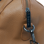 Camel Bare Leather Brooklyn Bag