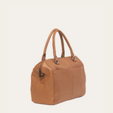 Camel Bare Leather Brooklyn Bag