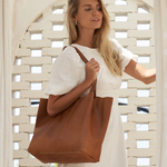Camel London Tote - BARE Leather