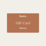 $150 Bare Leather Gift Card