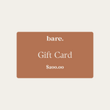 $200 Bare Leather Gift Card