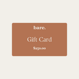 $250 Bare Leather Gift Card