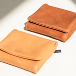 Almond and Camel Minnie Purse - BARE Leather