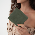 Olive Bare Leather Minnie Purse