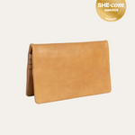 Almond Lenny Wallet - BARE Leather