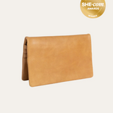 Almond Lenny Wallet - BARE Leather