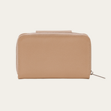 Stone Bare Leather Jorja Wallet . Back
