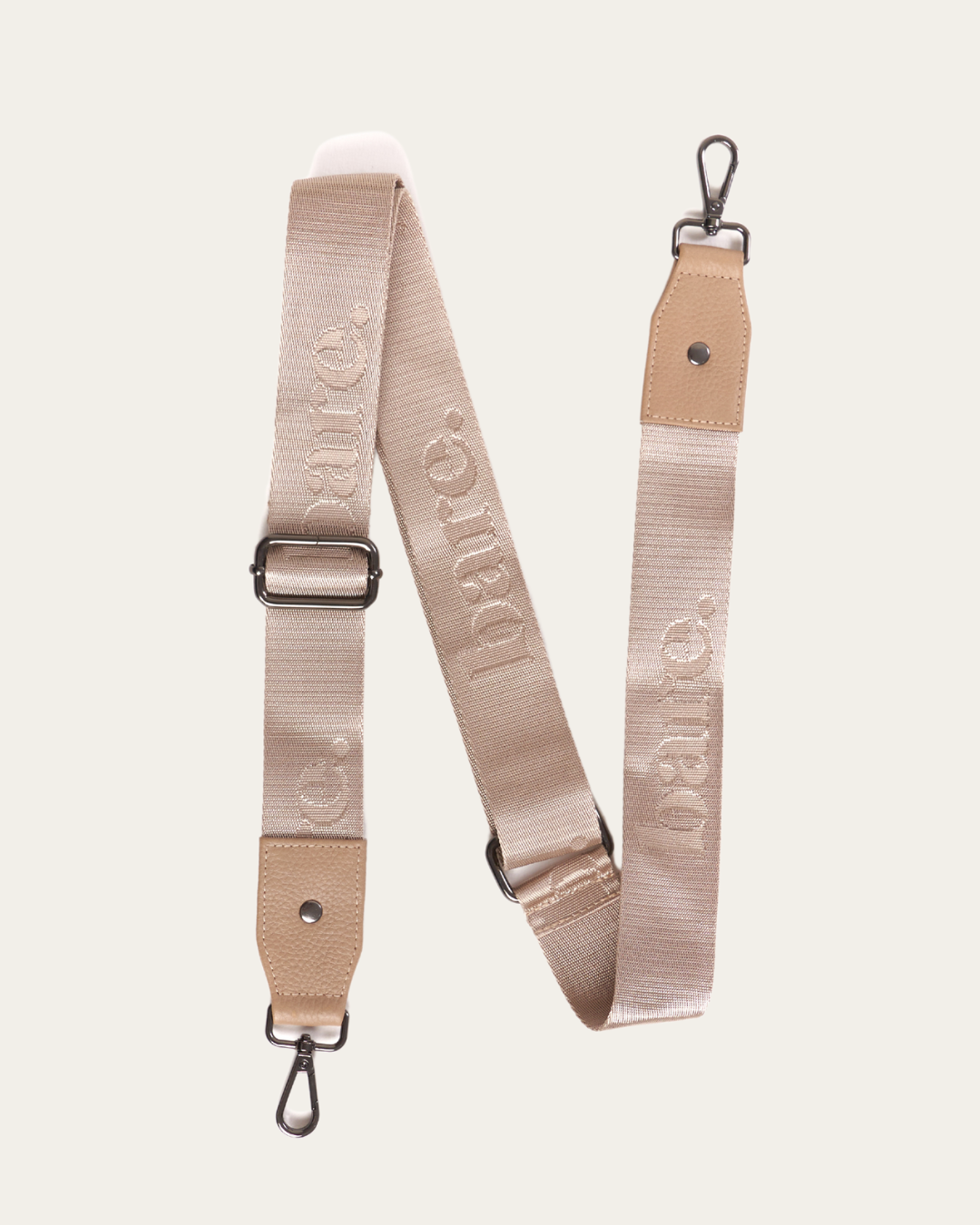 Stone Bare Leather Nylon Strap