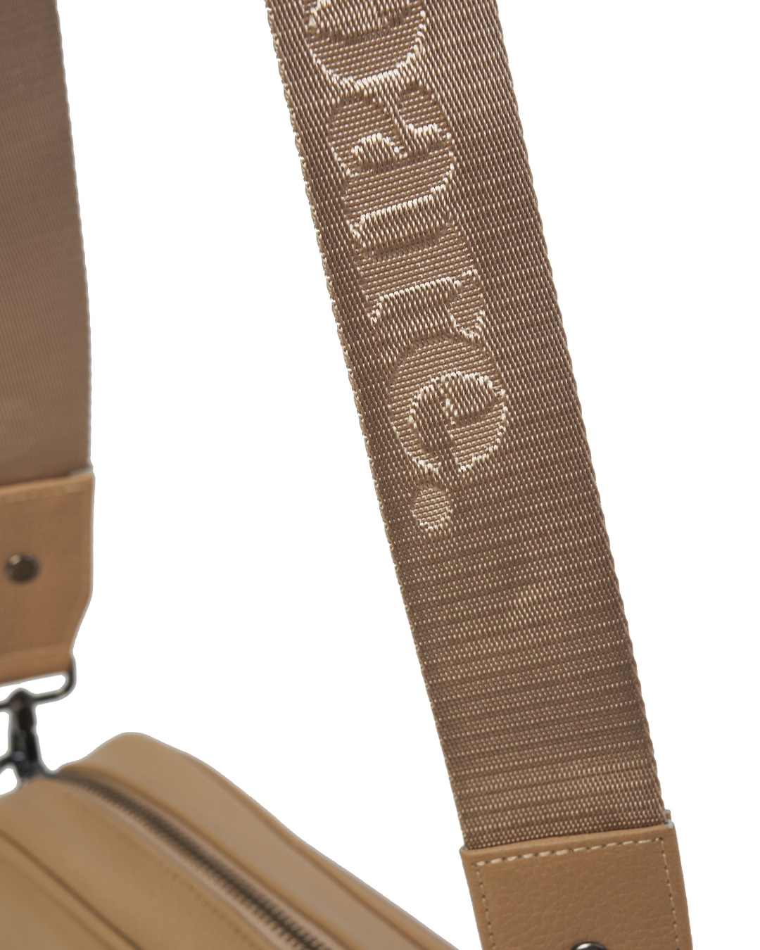 Stone Bare Leather Nylon Strap