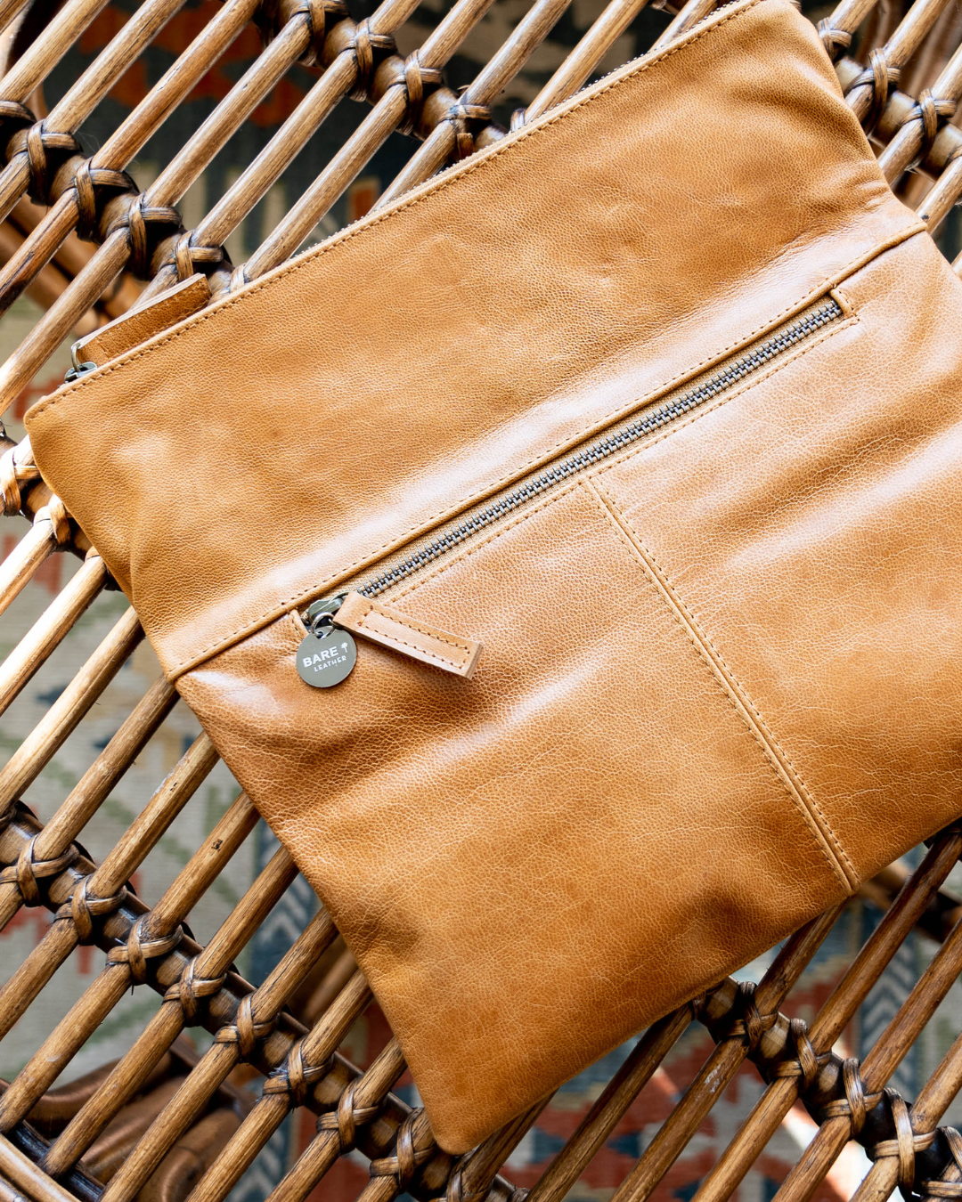Foldover Clutch - BARE Leather