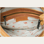 Almond Bare Leather Betty Bag, inside features