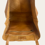 Almond Bare Leather London Tote