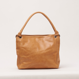 Almond Remy Bare Leather bag. Back