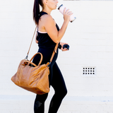 Almond Bare Weekender Bag - BARE Leather