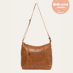 Camel Barcelona Bag - BARE Leather