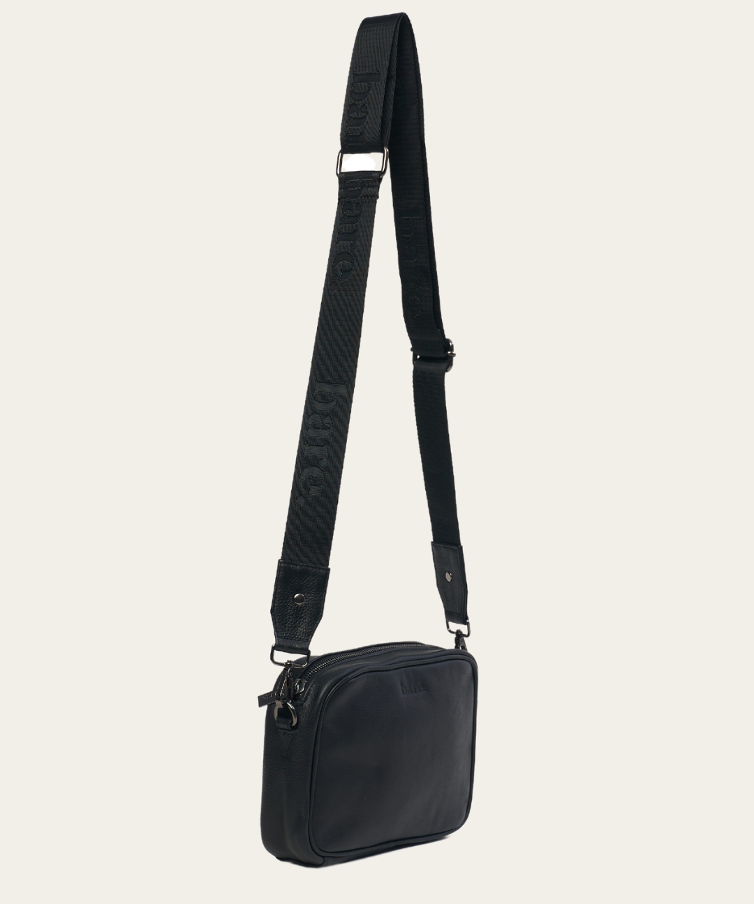Black Bare Leather Esme Bag 