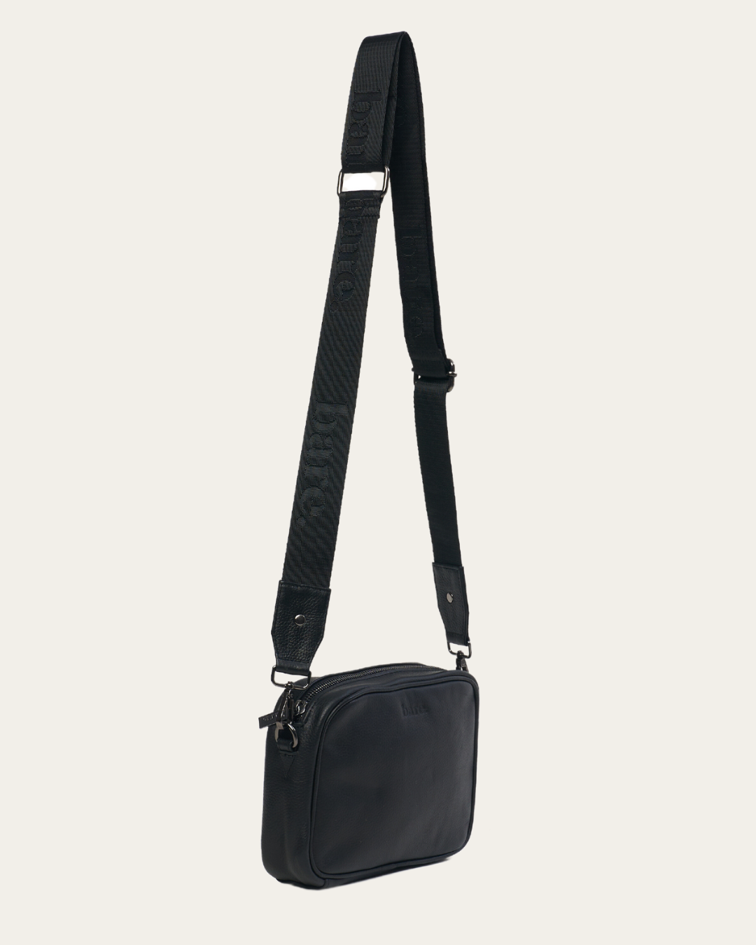 Black Bare Leather Esme Bag 