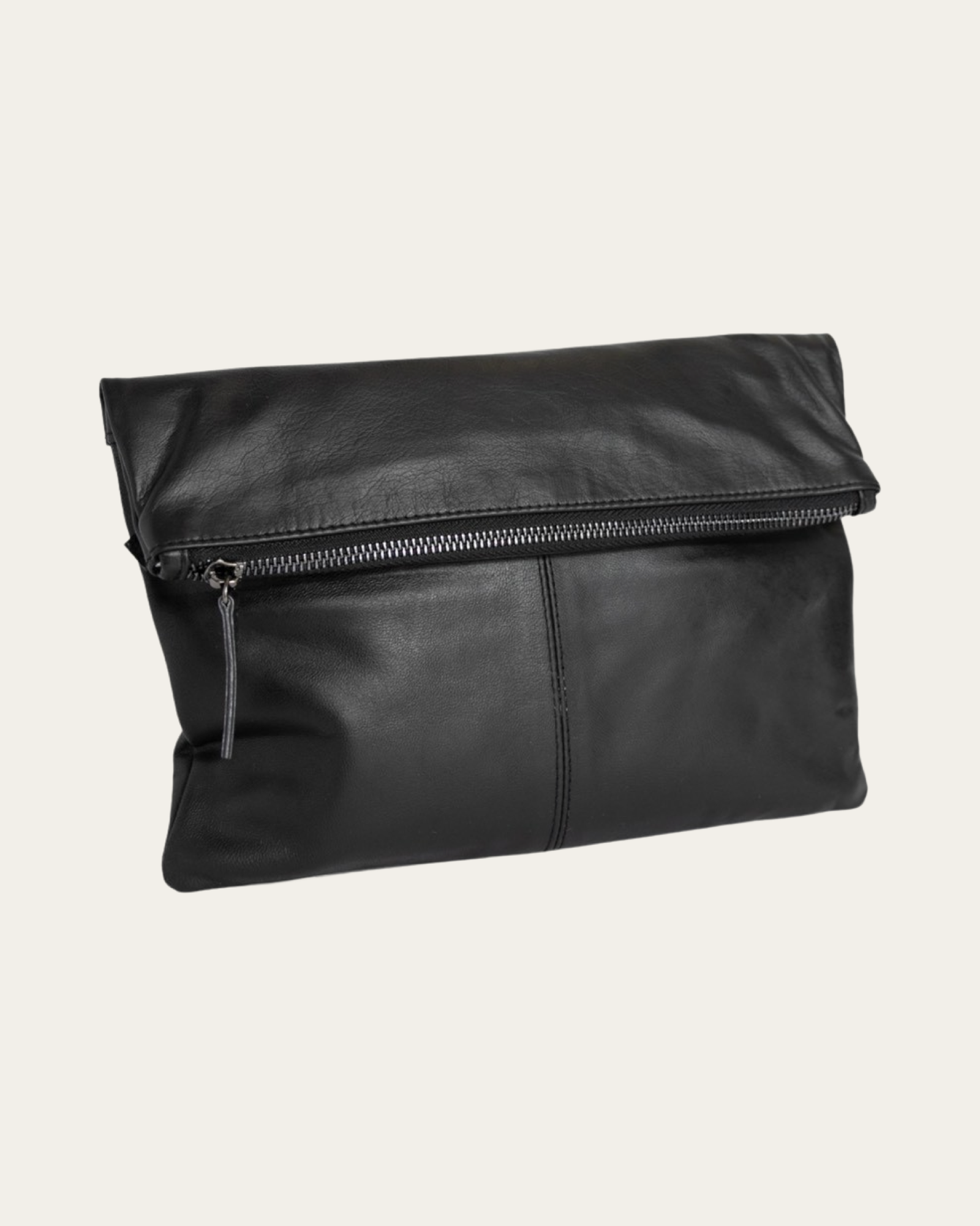 Foldover Clutch – BARE Leather - Main Image