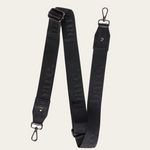 Black Bare Leather Nylon Strap 