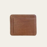 Camel Bare Leather Card wallet. Back