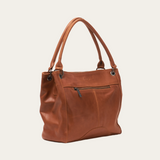 Camel Remy Bare Leather bag. Front