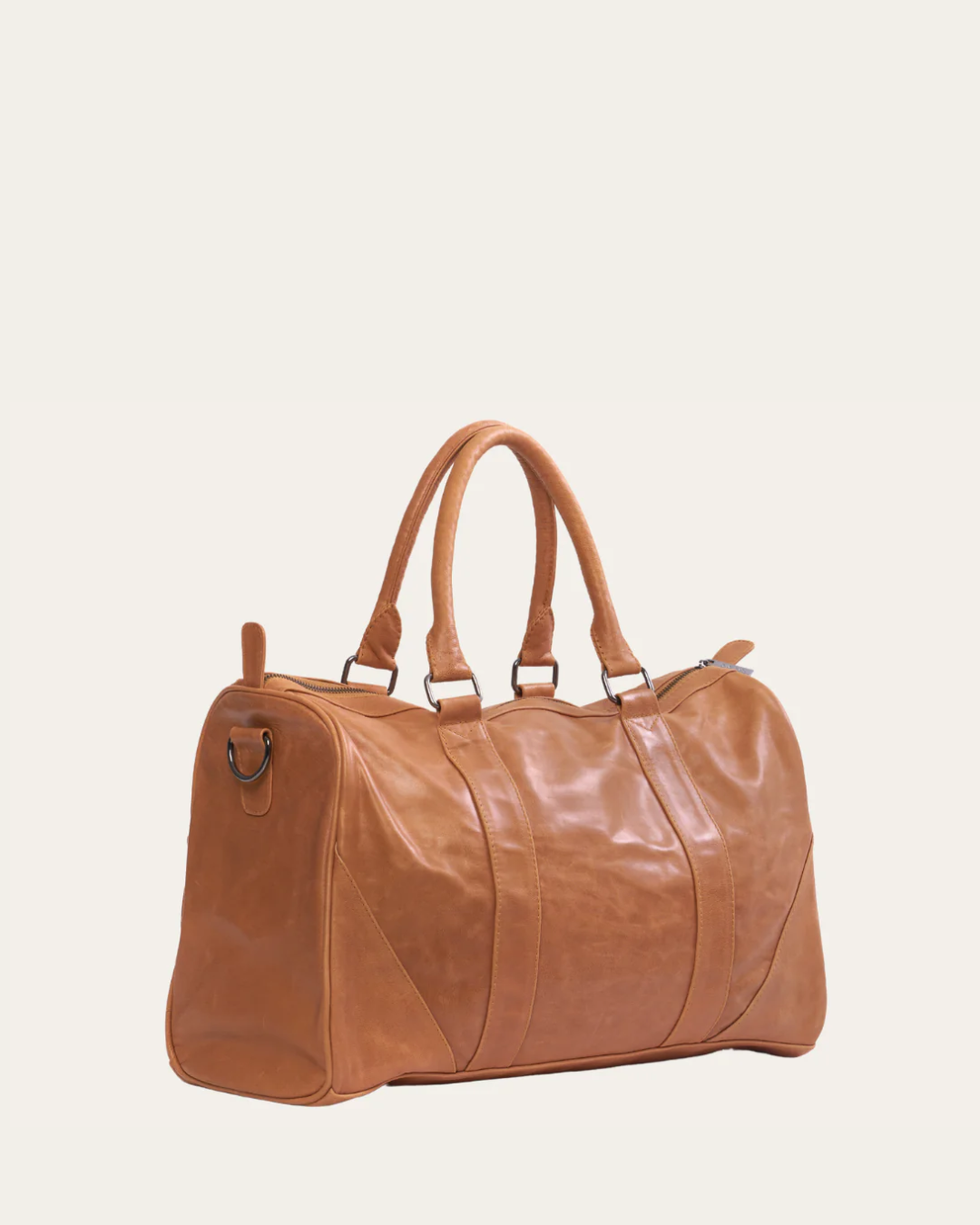 Camel Weekender Bag - BARE Leather
