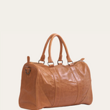 Camel Weekender Bag - BARE Leather