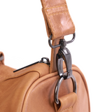 Camel Bare Weekender Bag - BARE Leather