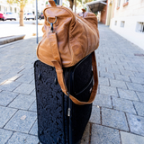 Camel Weekender Bag - BARE Leather