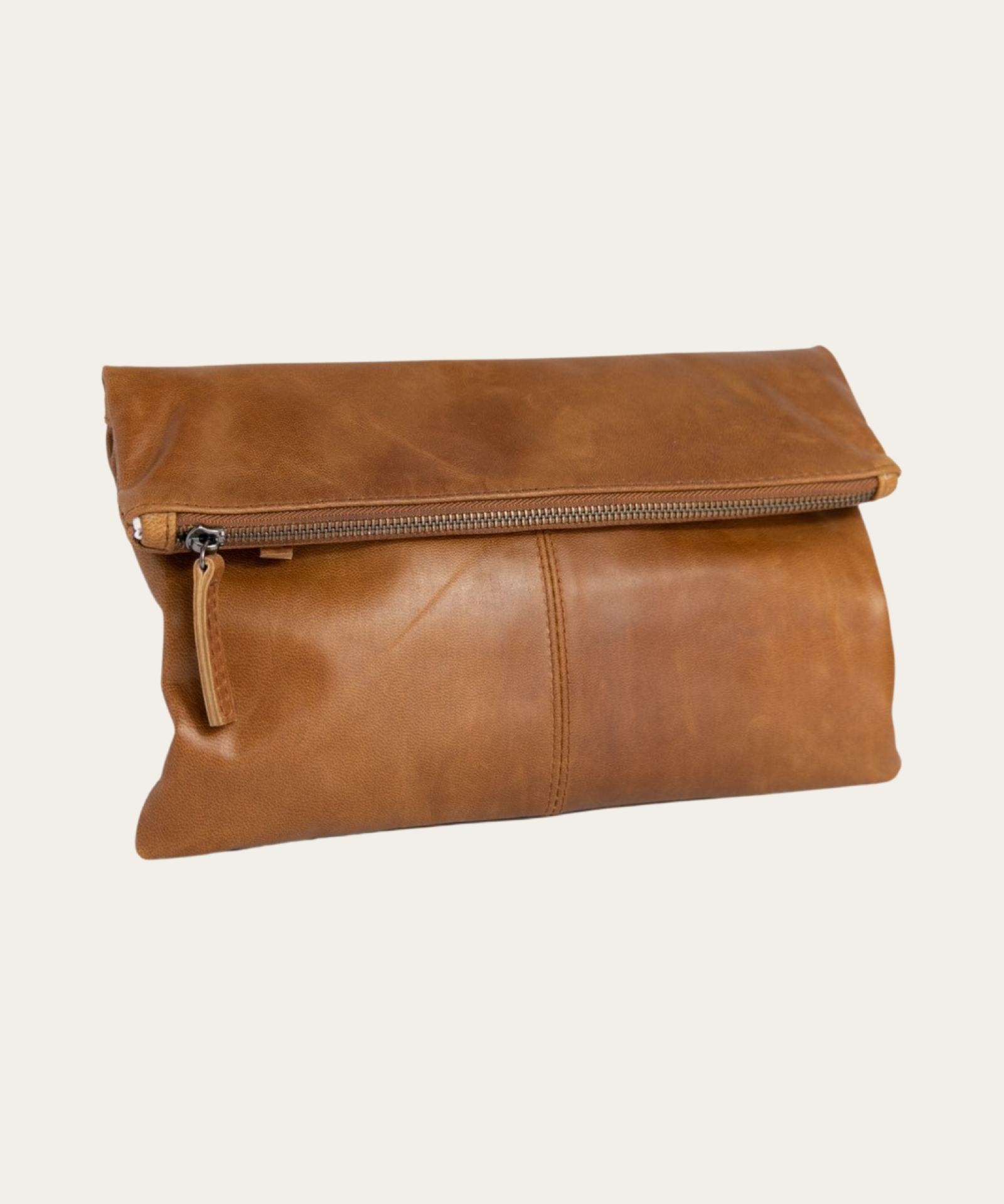 Foldover Clutch BARE Leather