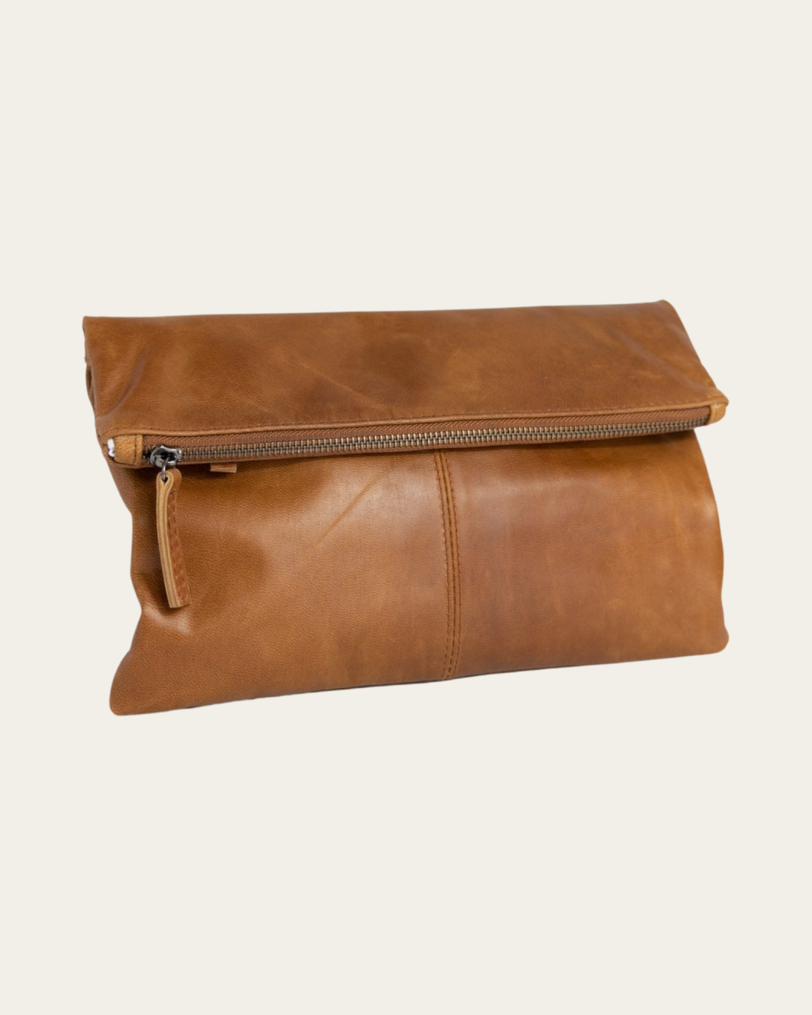 Foldover Clutch - BARE Leather