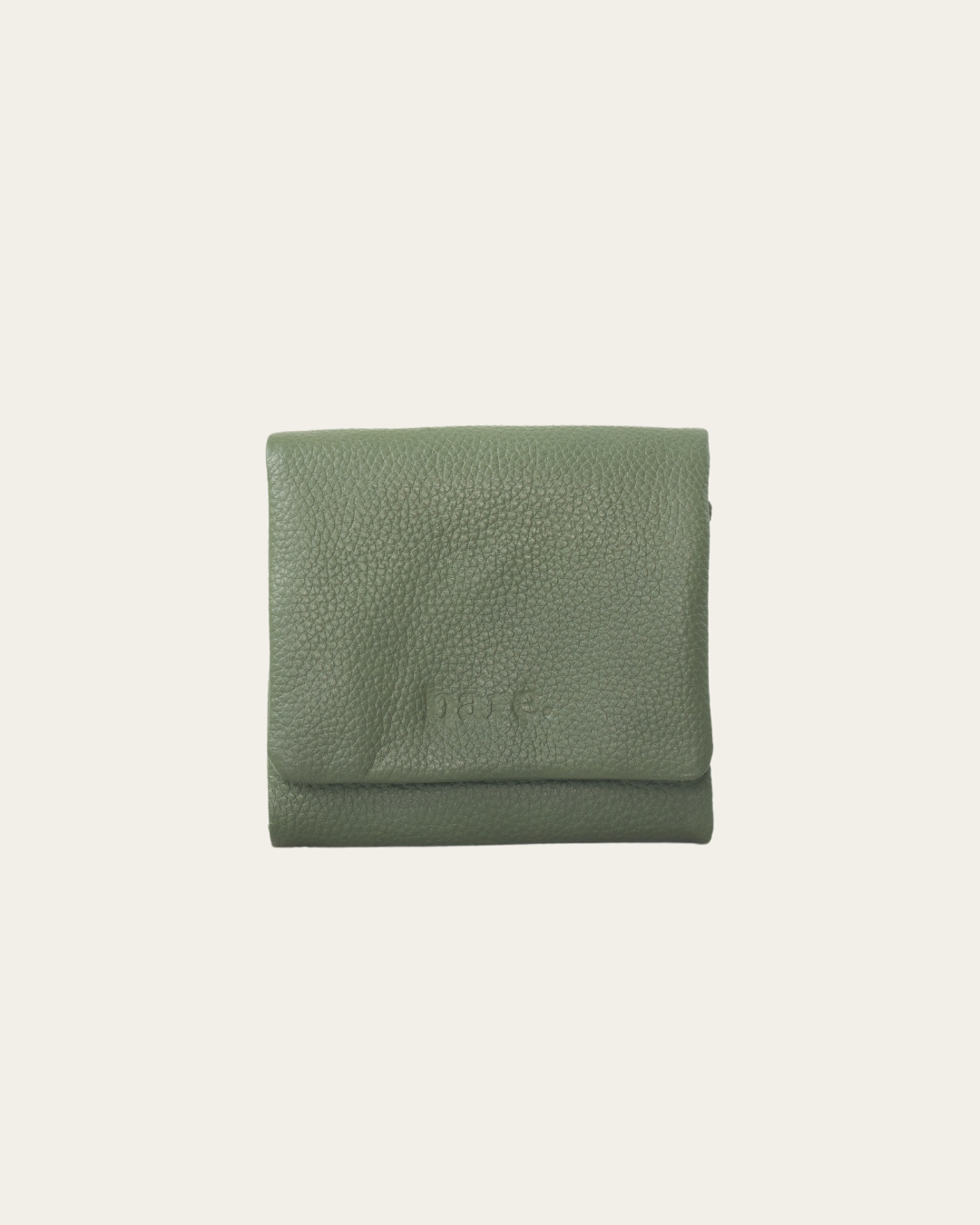 Olive Bare Leather Minnie Purse