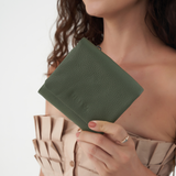 Olive Bare Leather Minnie Purse