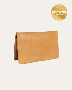 Almond Lenny Wallet - BARE Leather