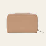 Stone Bare Leather Jorja Wallet . Back